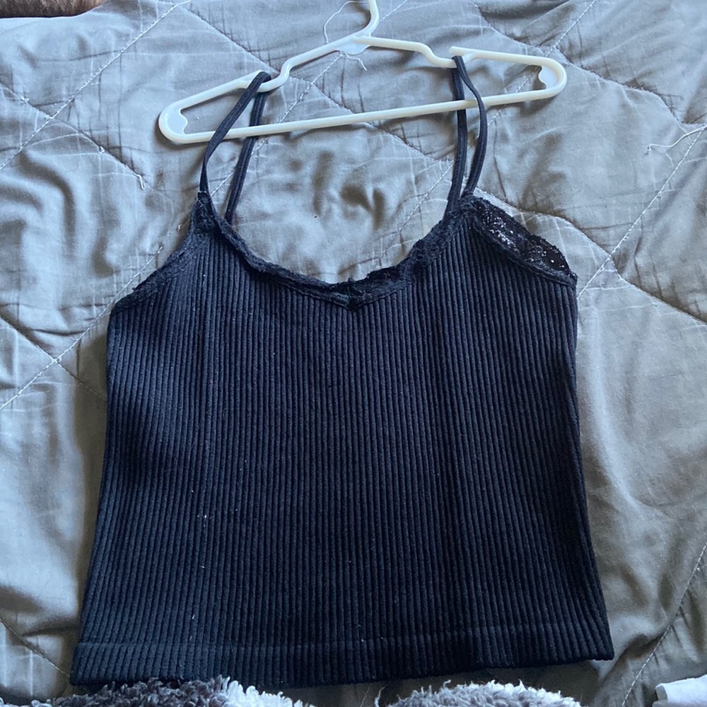 black tank top